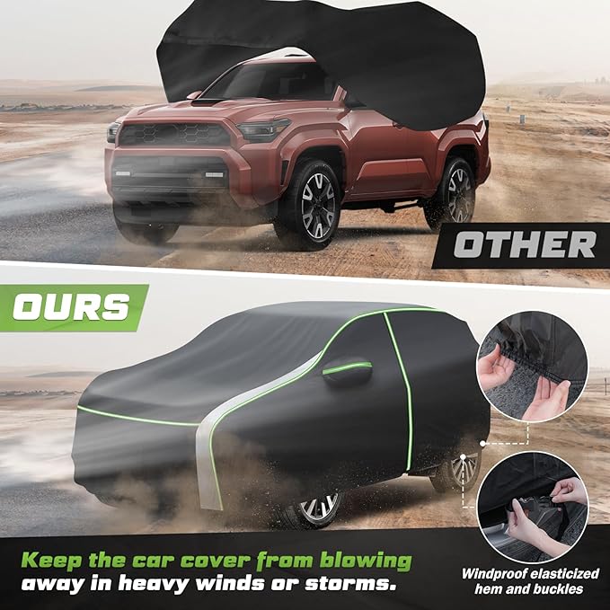Mixsuper Liner Car Cover for Toyota 4Runner 2002-2026, 7 Layers Waterproof Car - Image 6