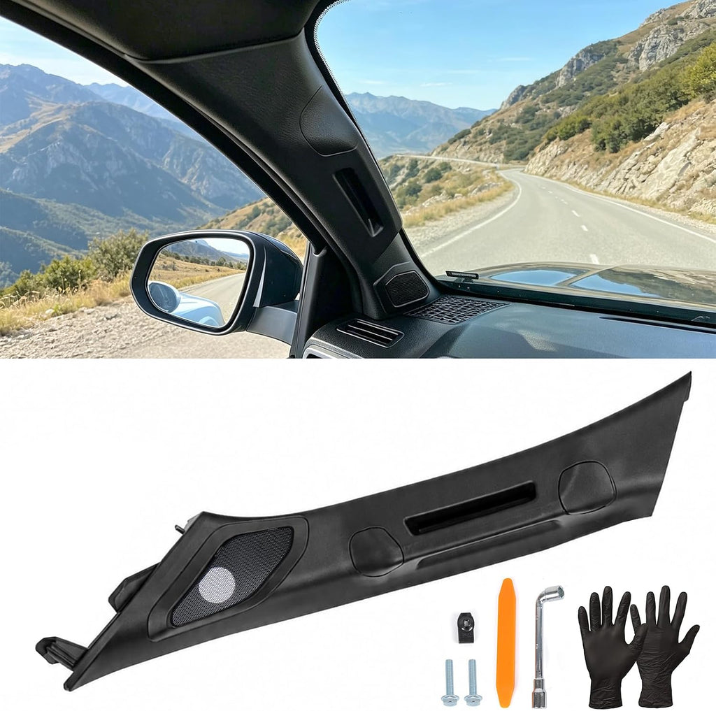 Driver Side A-Pillar Grab Handle Compatible with 2024 2025 2026 Toyota Tacoma Gen 4th, OEM-Style Texture, Matches Passenger Side, Easy Installation