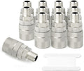 gasher 12pcs 1/2-inch male industrial coupler,1/4 basic flow, main product view