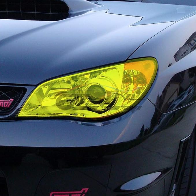 Free Tool Kit 12"x36" Glossy Dark Black Smoke Headlight Taillight Fog Light - Image 6