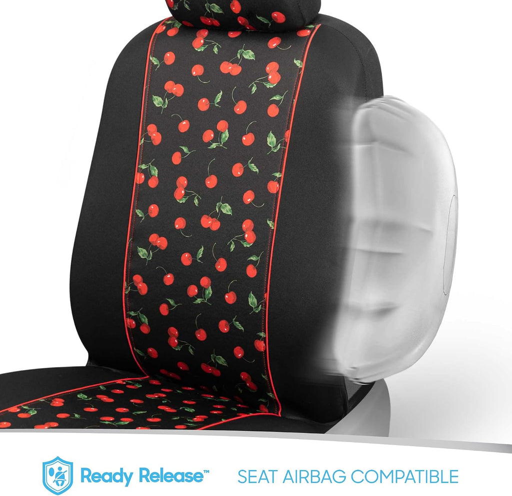 bdk red cherry car seat covers for front on a desk or shelf