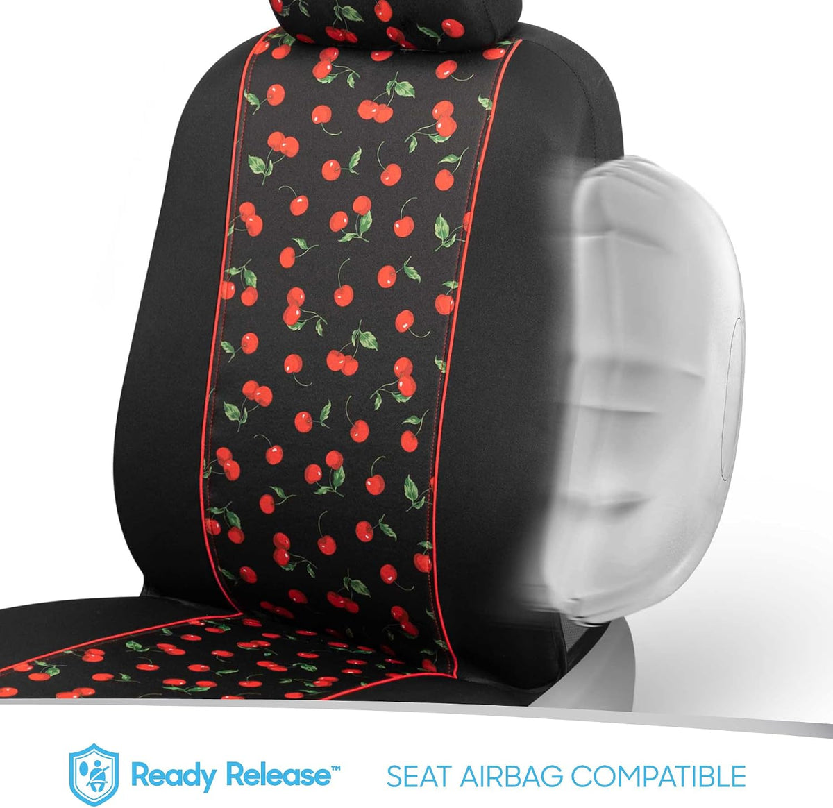 bdk red cherry car seat covers for front on a desk or shelf