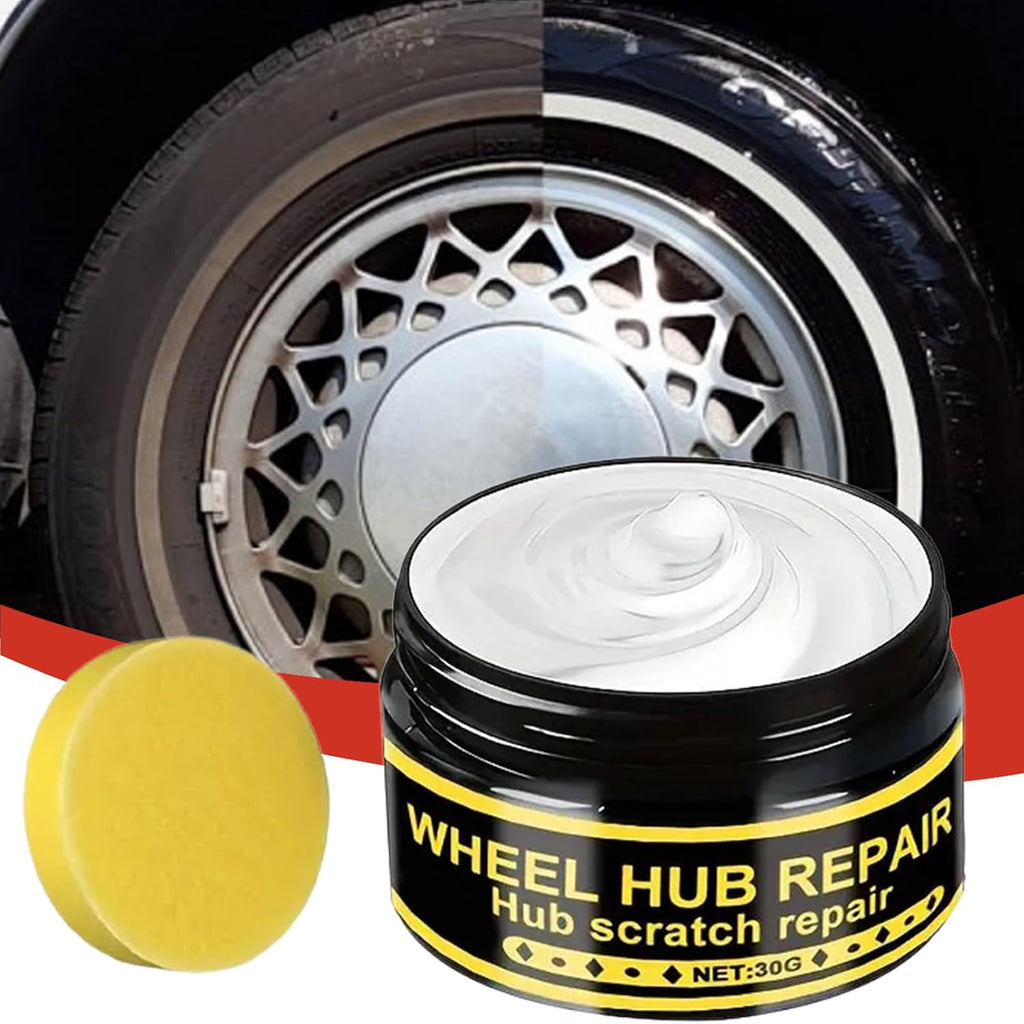 Wheel Rim Repair Kit - Scratch Wax and Metal Polishing Set for Chrome Surfaces | Ideal for Aluminum, Motorcycle, Boat, Truck, Car Door, Bumper, and Automotive Detailing Projects