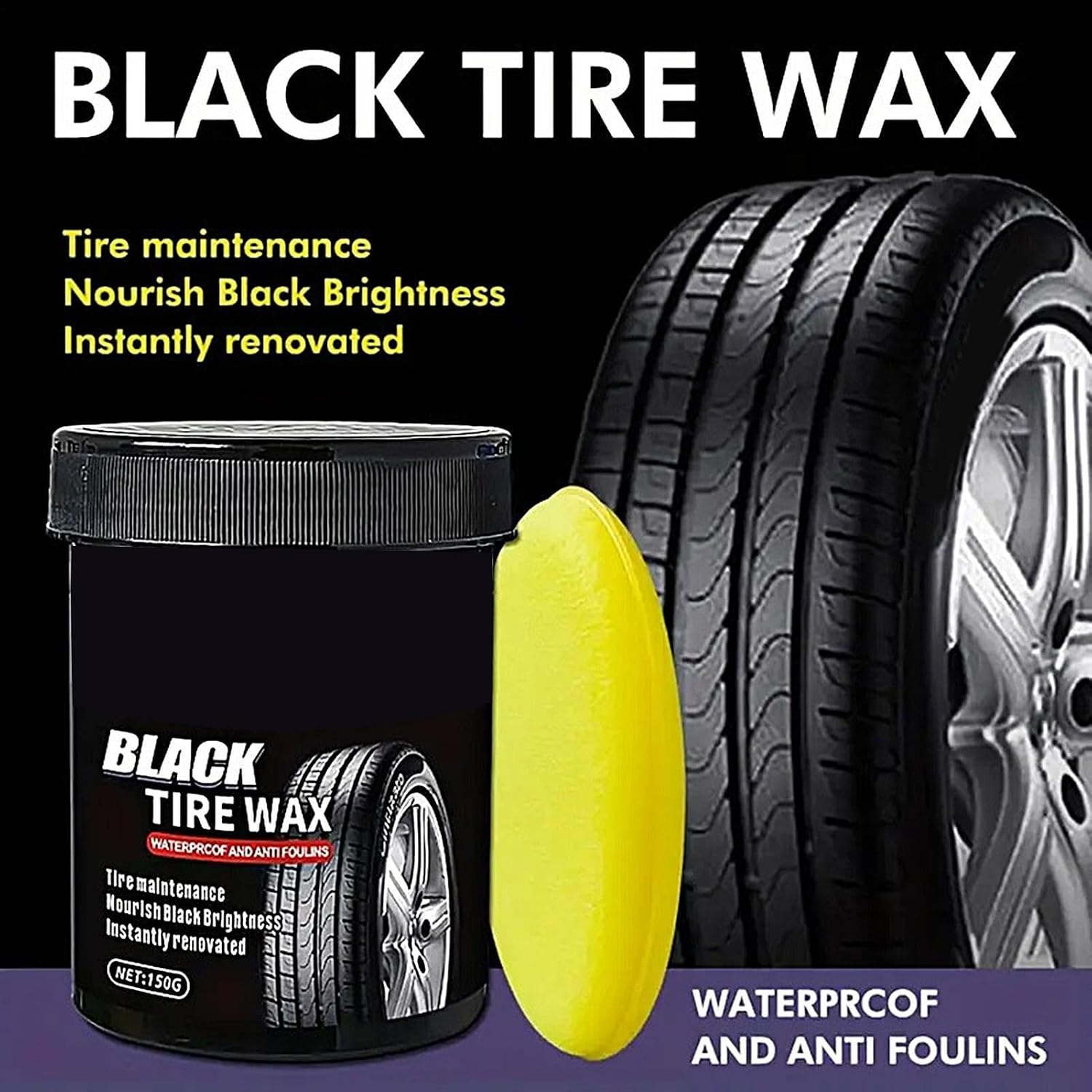 Repair – 150g | Retreading Compound | Tire | Professional Automotive Rubber Repair And Restoration Paste For Tire Maintenance Car Truck Motorcycle DIY Workshop Use Smooth Application Lon