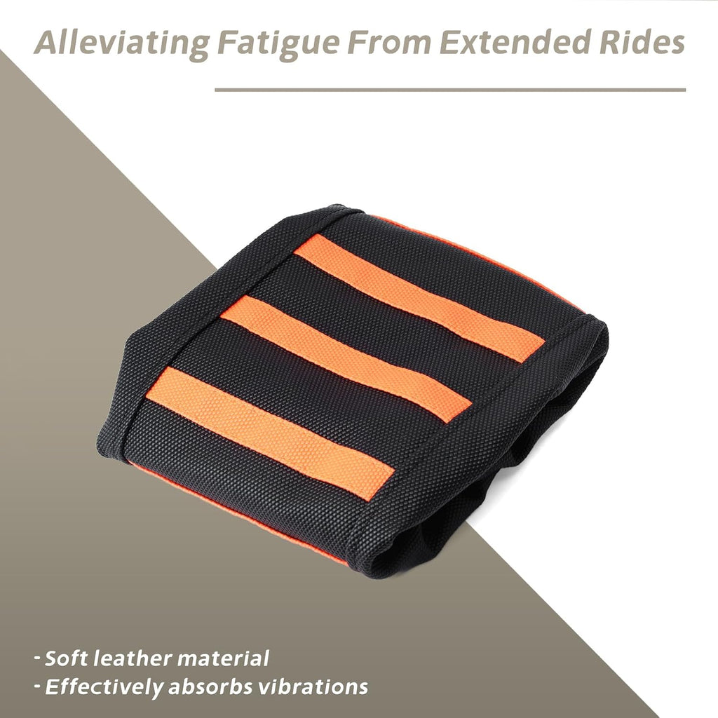 Non-Slip Seat Cover Compatible with Tuttio Soleil 01 Electric Dirt Bike Soft Seat Cover Orange Replacement for Tutti Off-Road Motorcycle Parts