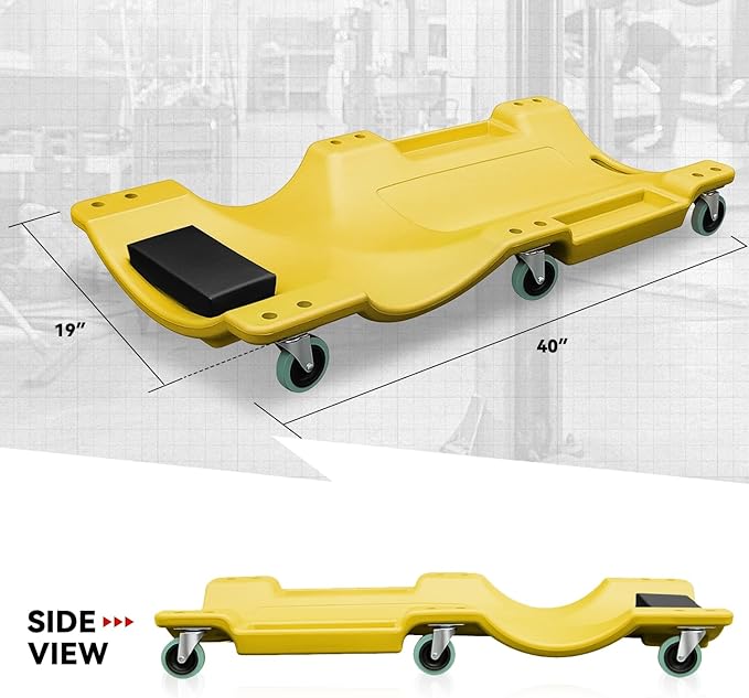 Auto Dynasty 40 Inches Mechanic Creeper, Automotive Garage Repair Low Profile - Image 7