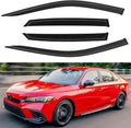 Window Visors Rain Guards for 2022 2023 2024 2025 Honda Civic, Out-Channel