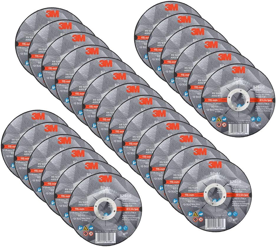 3m silver cut-off wheel, 87466, 36+, t27, 4.5, main product view