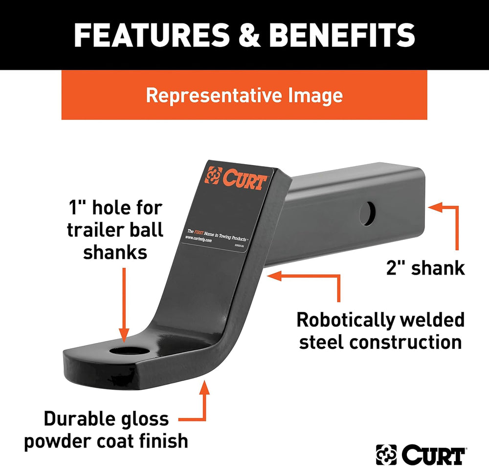 CURT Manufacturing 45260 Class III 2" Ball Mount