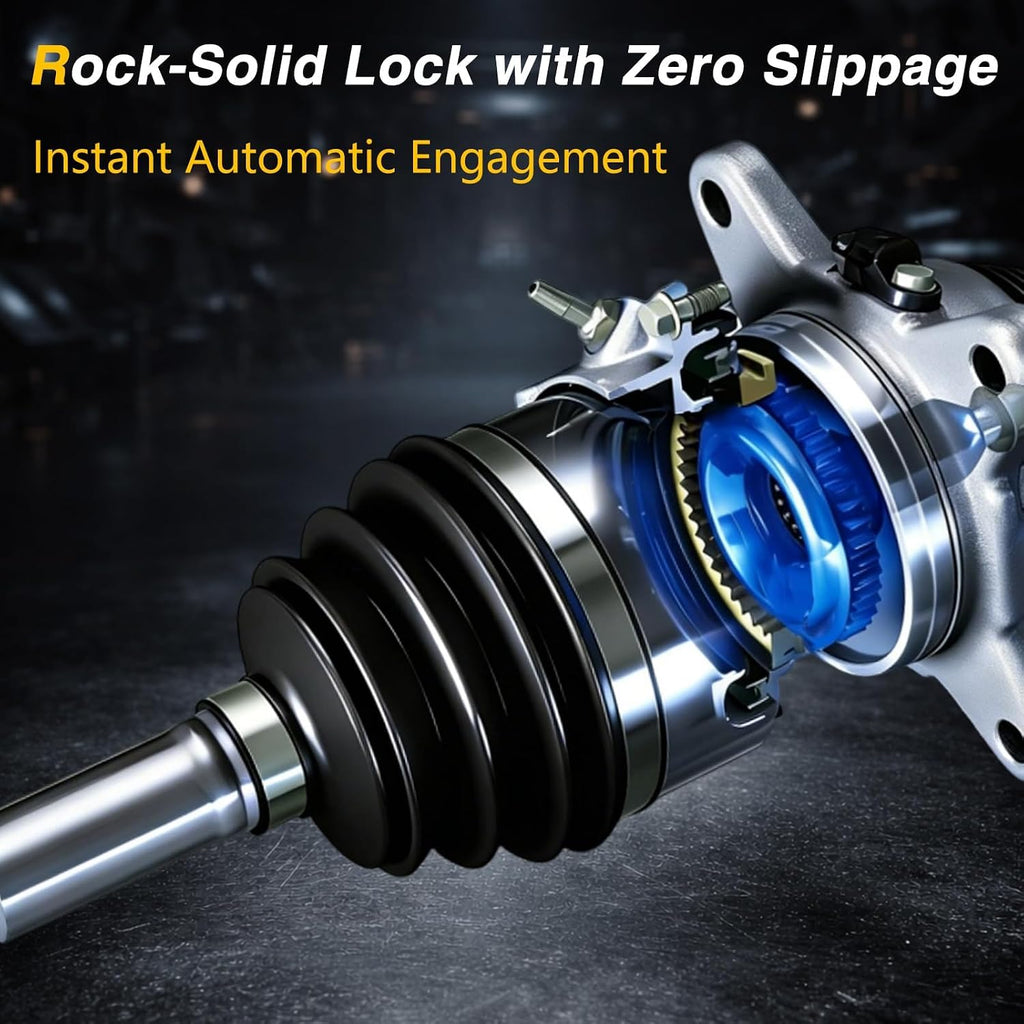 4WD Auto Locking Hub Axle Actuator 4 Wheel Drive Compatible with Ford F-150 Ford Expedition Lincoln Mark LT Lincoln Navigator Replace # 7L1Z-3C247-A (Front Left or Right)