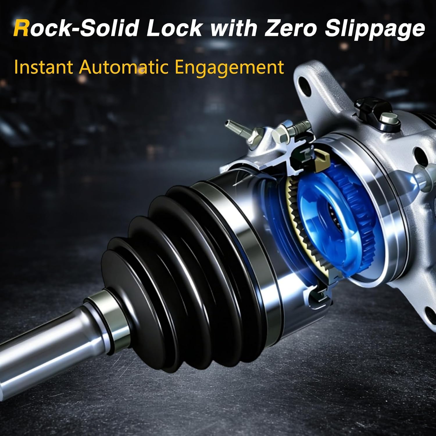 4WD Auto Locking Hub Axle Actuator 4 Wheel Drive Compatible with Ford F-150 Ford Expedition Lincoln Mark LT Lincoln Navigator Replace # 7L1Z-3C247-A (Front Left or Right)