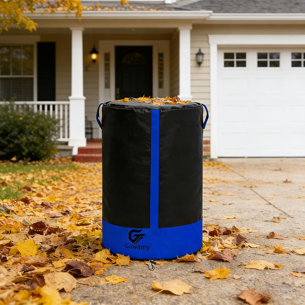Waterproof Tire Storage Cover – Dust-Proof, Universal Tire Stack Cover for Up to 35" Diameter Tires | Black/Blue Two-Tone Design