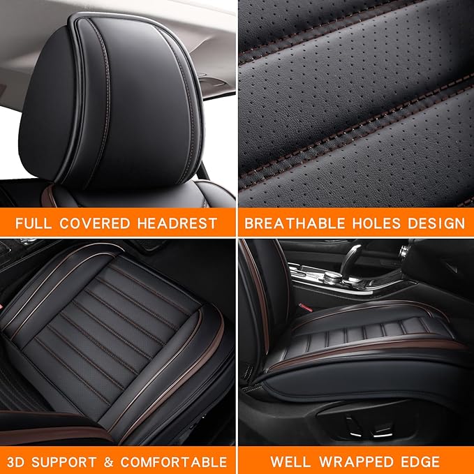 Car Seat Covers Full Set, 5 Seats Front Seat Cover and Back Seat Covers - Image 6