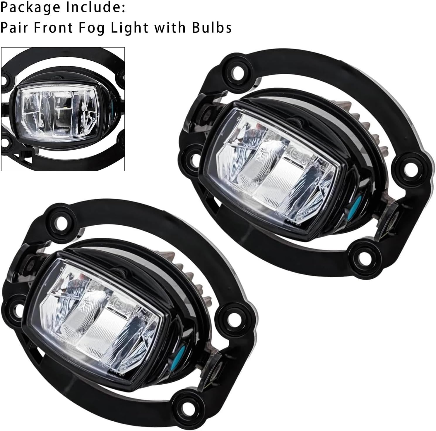 LED Front Driving Fog Light for Jeep Compass 2021-2025 68470159AA Pair Or 1pc(1 Pair)