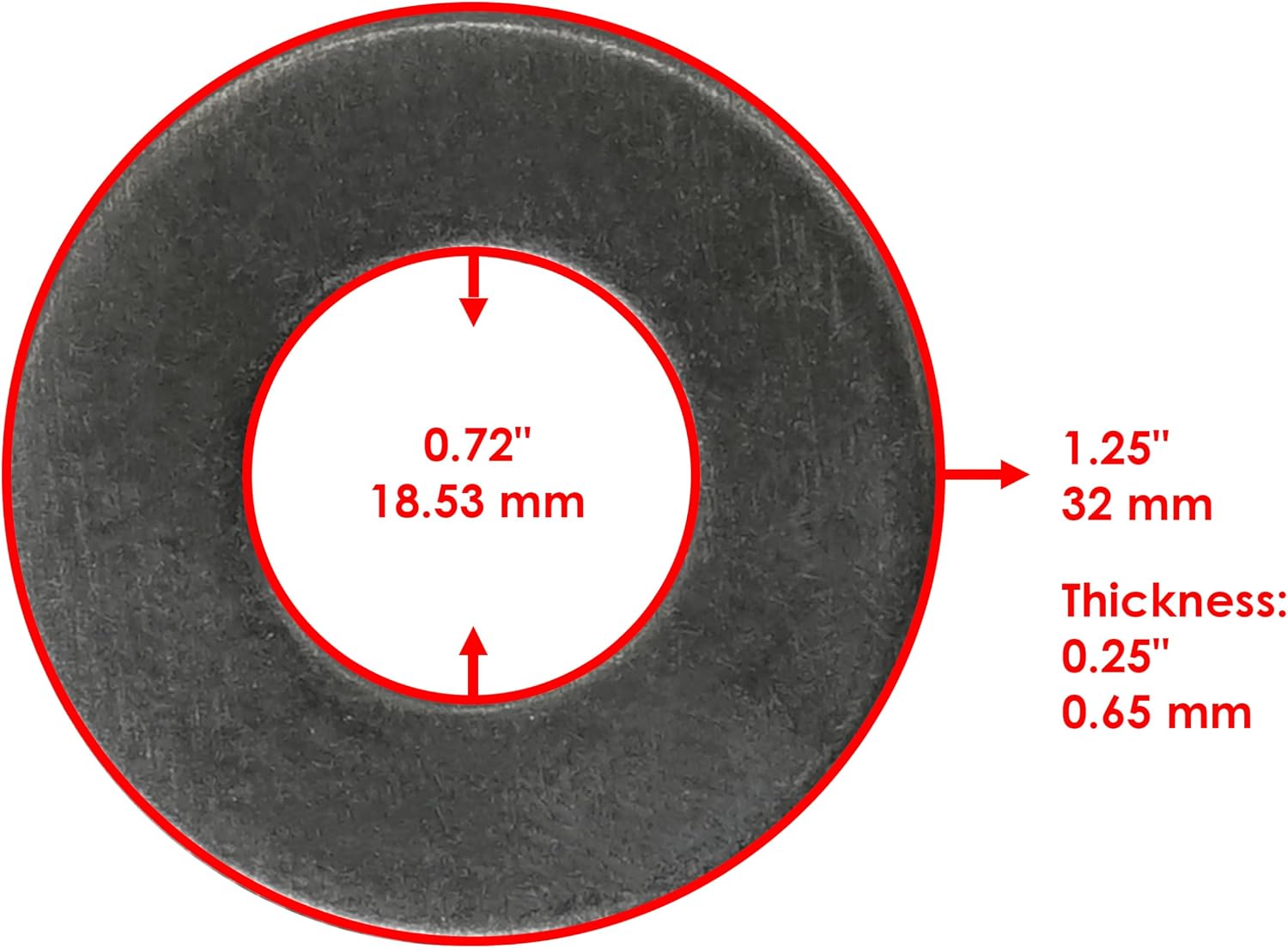 Caltric Wheel Nut And Washers Compatible with Yamaha Grizzly 600 YFM600F 4x4 1999-2001 / Warrior 350 YFM350X 1995-2003 / YFZ450 SE LE 2004-2005 Front and Rear
