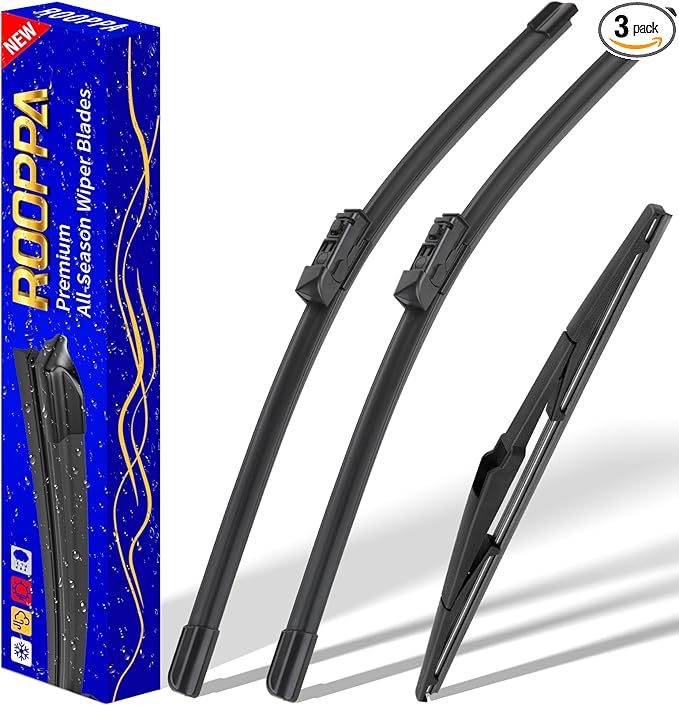 3 wipers Replacement for 2017-2022 2023 Mazda CX-5 2017-2022 2023 Mazda CX-9 by ROOPPA