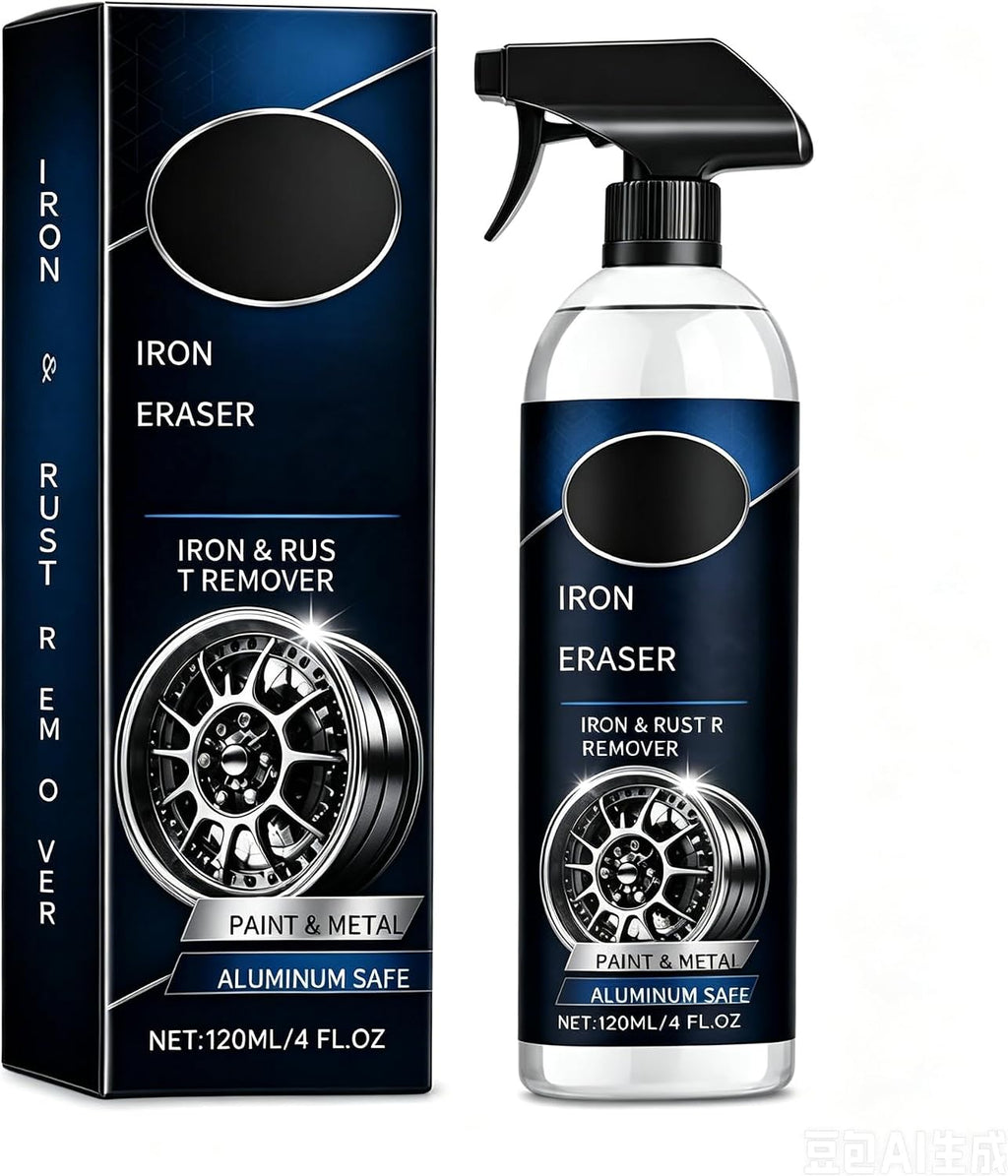 Wheel & Rim Rust Remover Spray – Iron Out Fallout Remover for Cars | pH Balanced & Acid Free Formula, Safely Dissolves Brake Dust & Rust Stains, Without Damaging Clear Coat