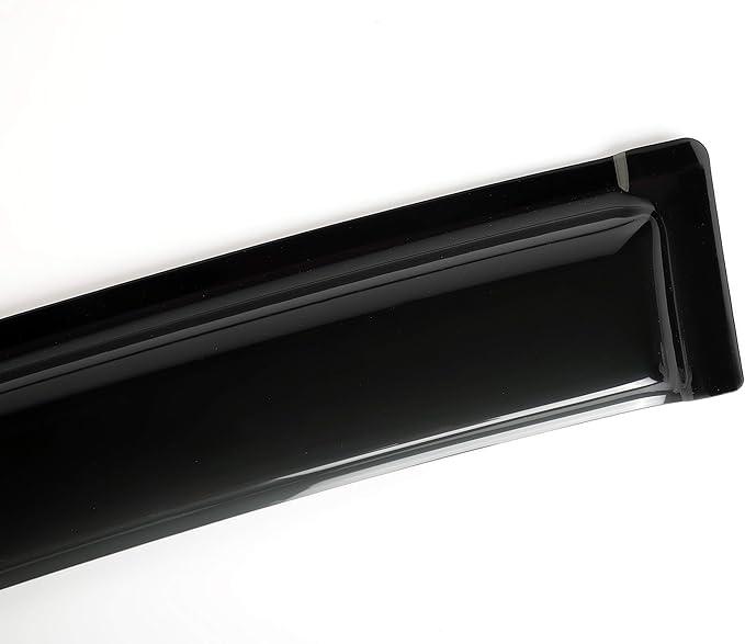 94459 Side Window Wind Deflector, Dark Smoke Window Visor fit - Image 7