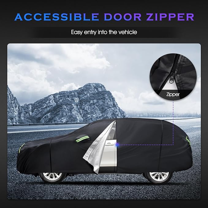 Car Cover Custom Fit for Toyota RAV4 1996-2025, Honda CRV 1997-2025, 6 Layers - Image 6