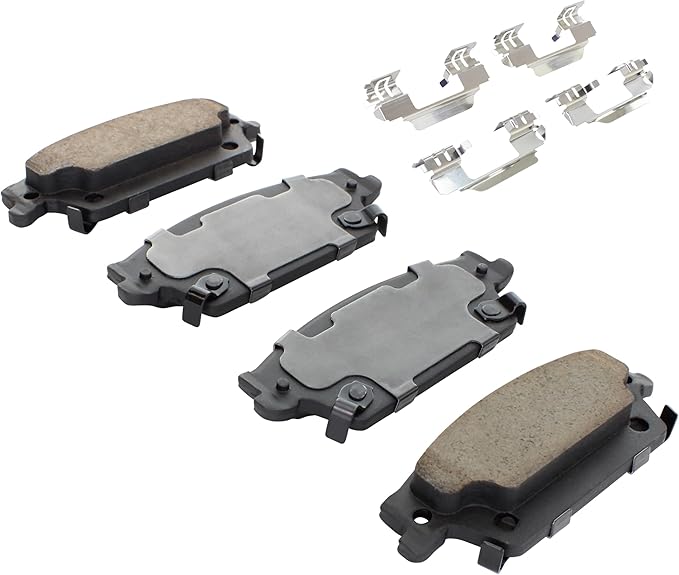 Premium Ceramic Rear Brake Pads Compatible - Image 2