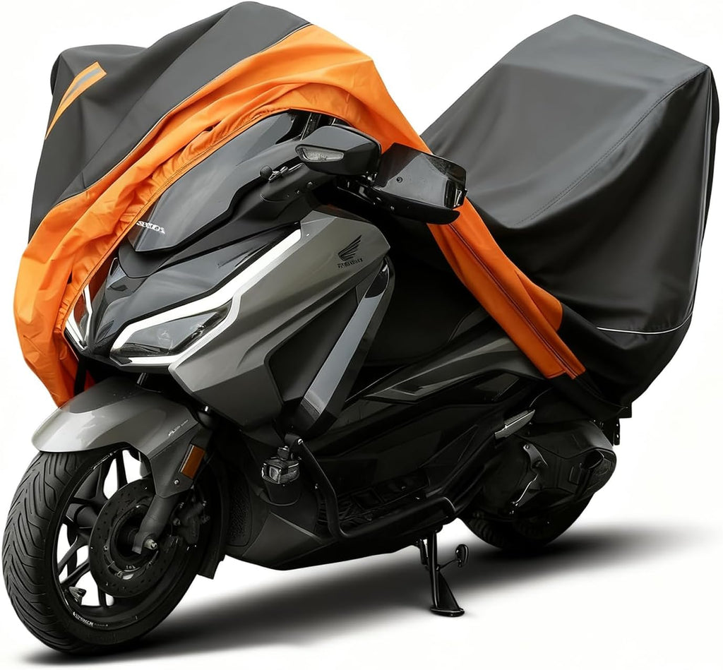 Favoto Motorcycle Cover for Harley Davidson Heavy Duty 420D Oxford | Touring Motorcycle Cover Waterproof Outdoor for Street Glide, Road Glide, Road King, Ultra Limited, CVO Fits up to 110"