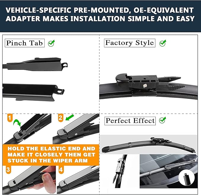 AUTOBOO 28"+28" Windshield Wipers - Image 3