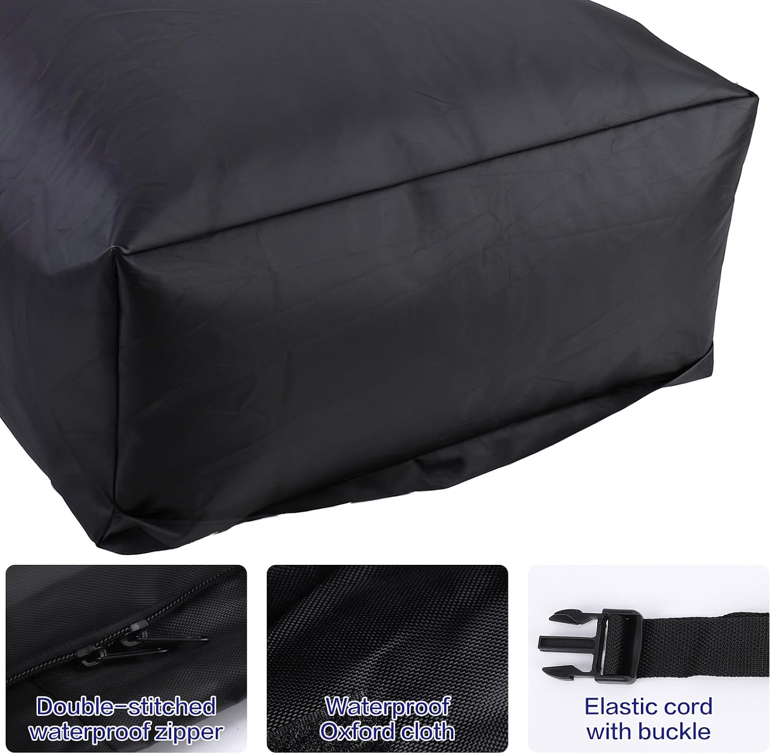 Truck Bed Cargo Bag,Waterproof 1000D Oxford Fabric Car Roof Bag | Car Luggage Bag with 6 Elastic Cords Fits All Trucks 26 Cubic Feet (51"x40"x22")