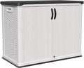 Patiowell 26 Cu.ft Plastic Outdoor Storage Shed w/o Shelf, Lockable Waterproof