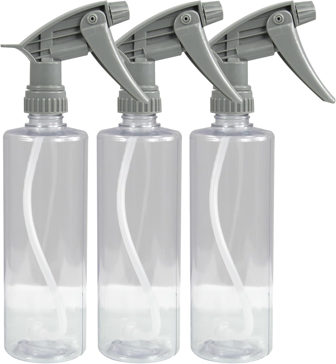 Chemical Guys Heavy Duty Bottle and Trigger Sprayer, Chemical-Resistant Viton Seal, Adjustable Mist to Stream Nozzle, High Output, Car Detailing Cleaners and Degreasers - 16 Oz, 3 Pack