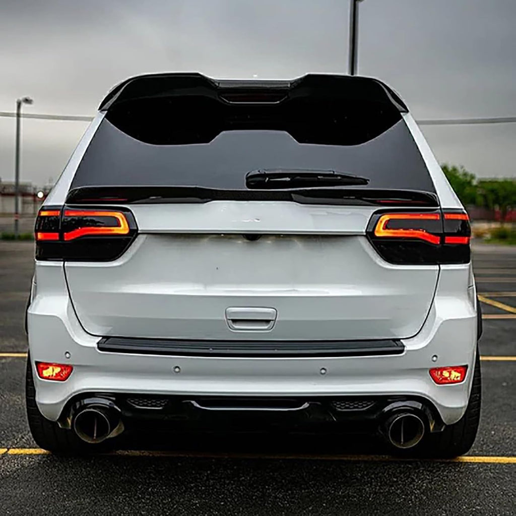 STSEV01 Taillight Cover Trim Fit for JEEP Grand Cherokee 2014-2021 Accessories Altitude/Laredo/Limited/Overland/SRT/Summit/Trailhawk,Tail Light Rear Lamp Protective Guards Exterior Decoration