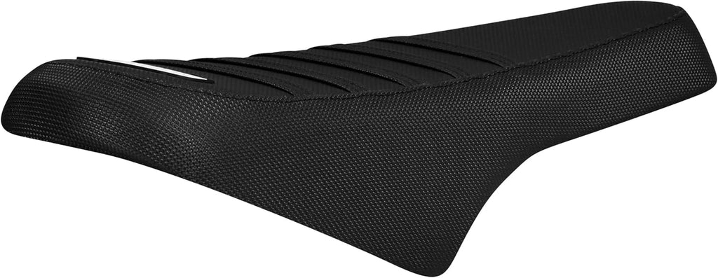 Enjoy Mfg USA-Made Seat Cover - Compatible with Ridstar Q20 E Bike #477 (All Black w/Black Ribs)