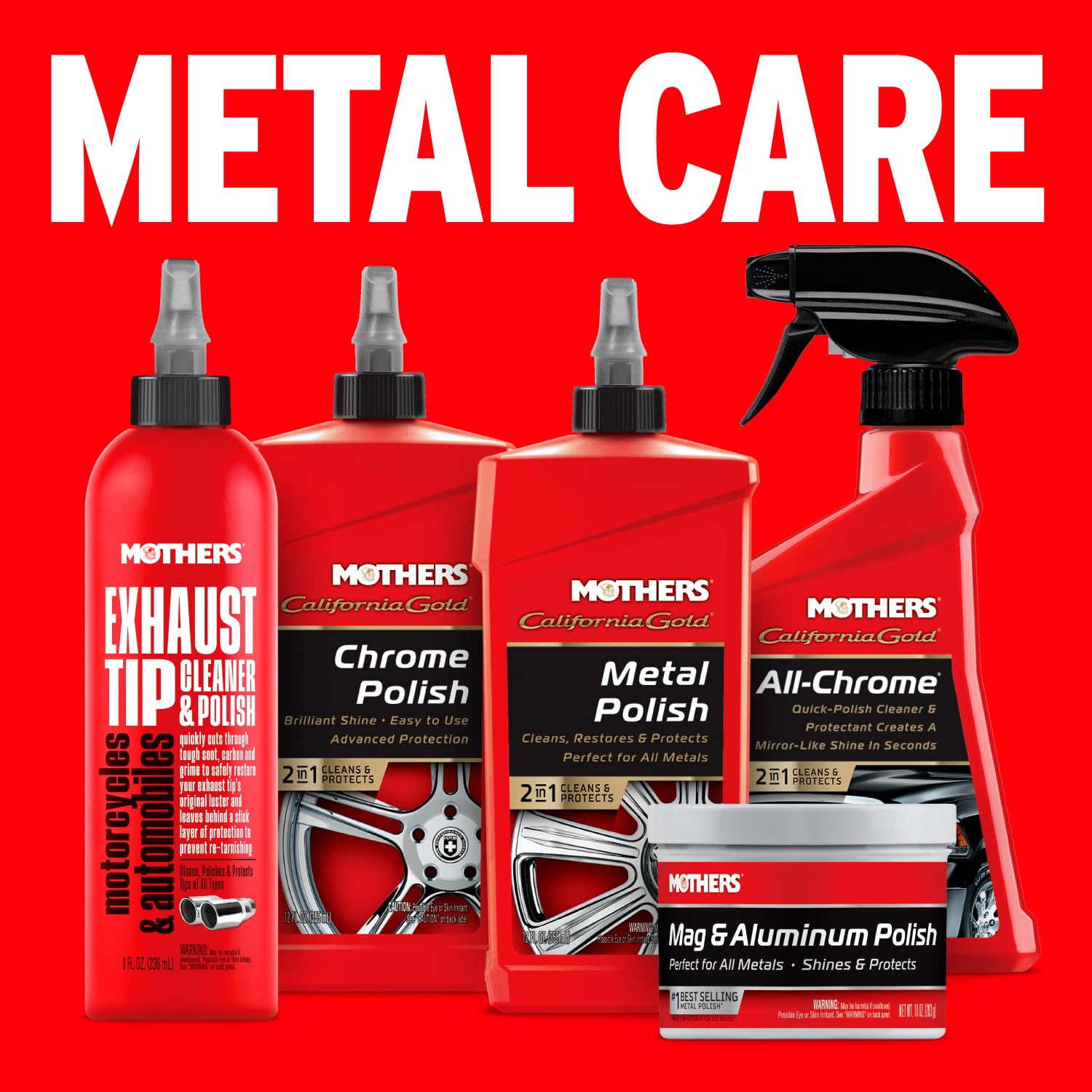 Mothers Mag & Aluminum Polish, 10 oz. (05101)