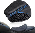 Motorcycle Seat Cover for Can-Am Spyder F3 2010-2026,Foldable Gel Cushionlycra Fabric with Air Ducts Shock Absorption Breathable and Wear-Resistant