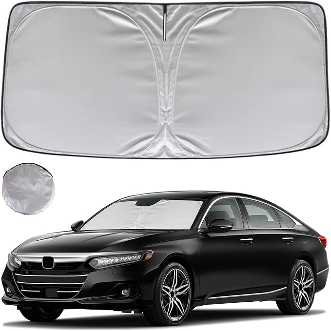 KAYZT Windshield Sun Shade for Honda Accord Sedan 2018-2025 Foldable Sunshade by KAYZT