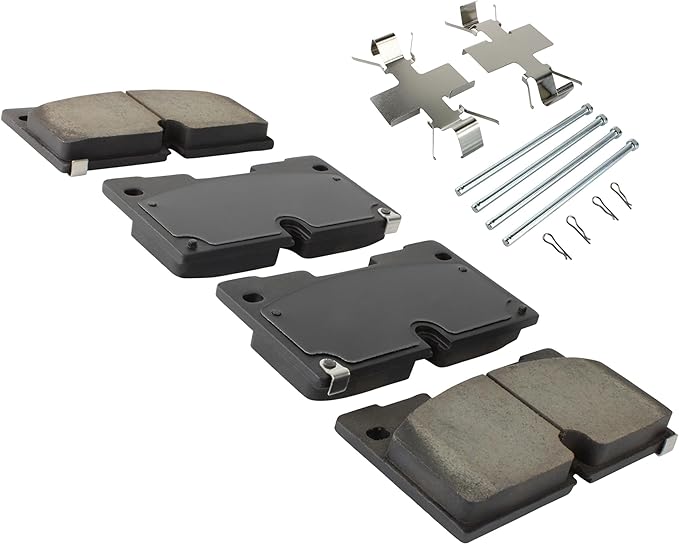 Premium Ceramic Front Brake Pads Compatible - Image 2