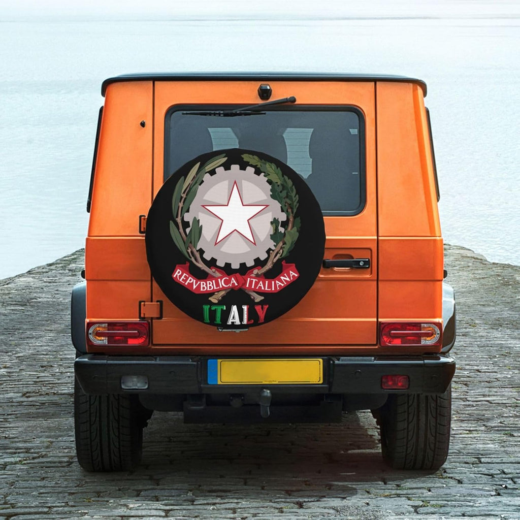 Italy Emblem Car Tire Dust Cover for Your SUV, Jeep, Rv, Trailer, Truck