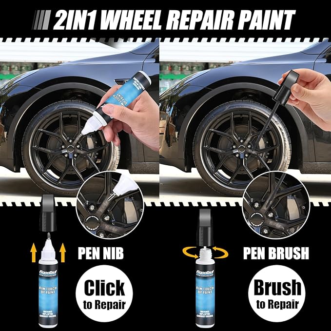 Matte Black Rim Touch Up Paint - Image 6