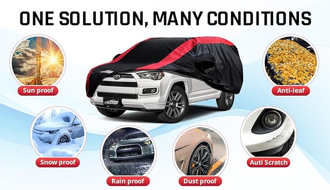 Toyota 4Runner Car Cover Waterproof All Weather - Image 6