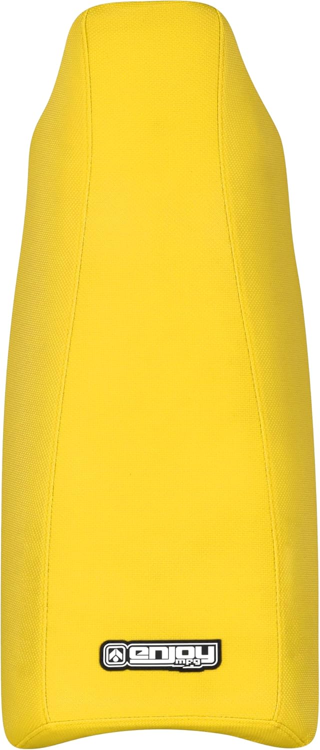 Enjoy Mfg Seat Cover - Compatible with Suzuki DR200 (1986-1987)_#474 (All Yellow Standard)