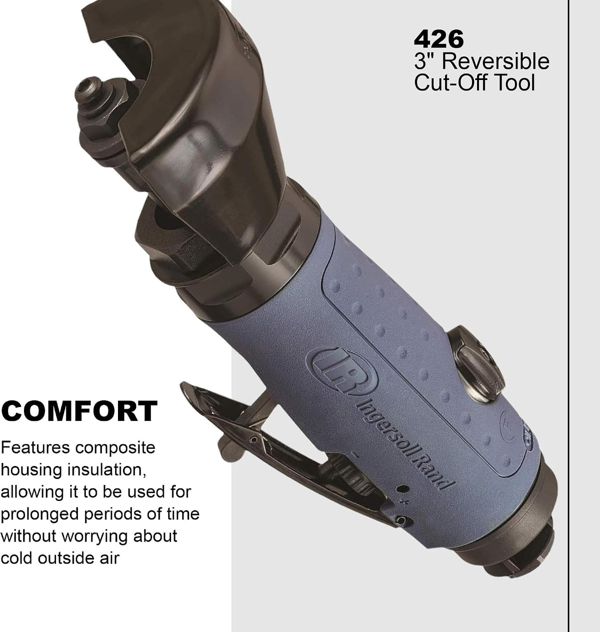 ingersoll rand 426 air reversible cutoff tool, side view