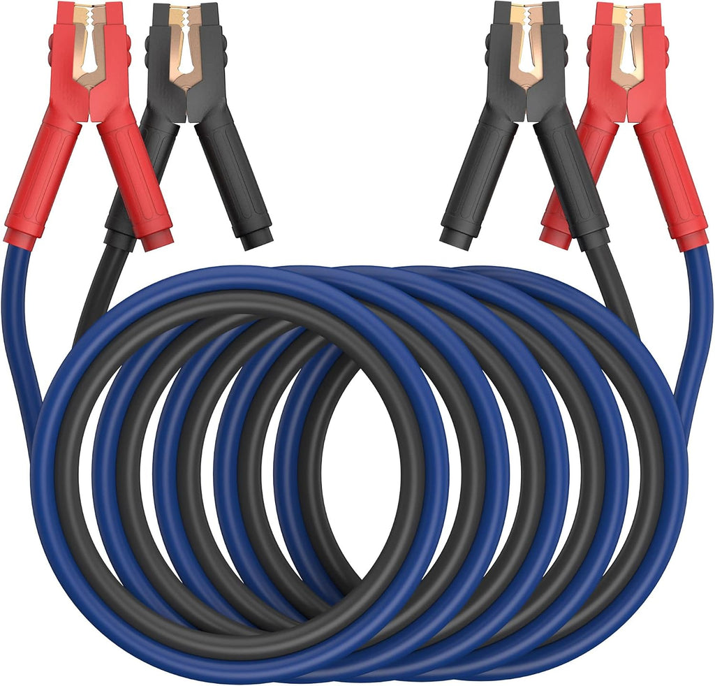 Heavy Duty Jumper Cables, 0 Gauge 25 Feet 1000Amp Booster Cables, UL Listed