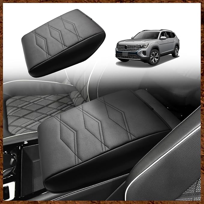 Muslogy for 2024 2025 Atlas & Cross Sport Center Console Pad Armrest Cover by Muslogy
