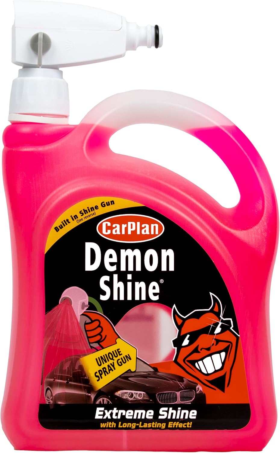 CarPlan Demon Shine 68 fl Oz (2L) with Spray Gun - Spray on Shine