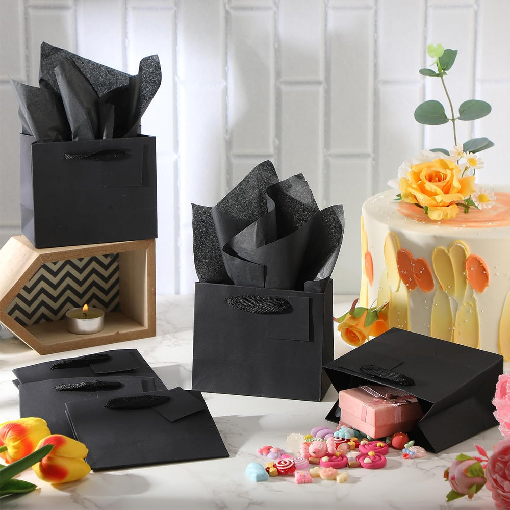 Qilery 50 Pcs Halloween Paper Gift Bag