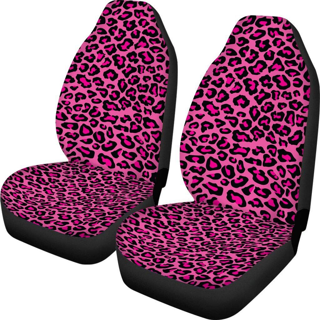 uniceu chic pink leopard animal print fashion car, main product view