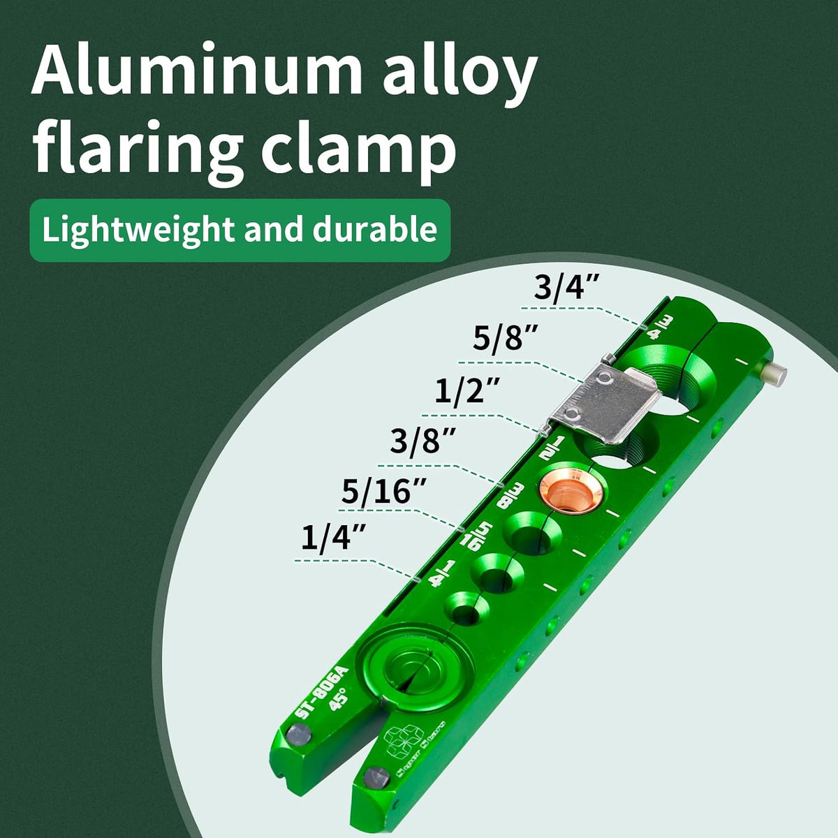 super stars flaring tools for 1/4in - 3/4in, close-up detail