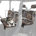 UTV Seat Covers Compatible with Polaris Ranger Crew 1000 Premium 2020–2025 and Ranger Crew XP 1000 2017–2021, Waterproof 1680D Oxford-Fabric Camo Seat Covers for Outdoor