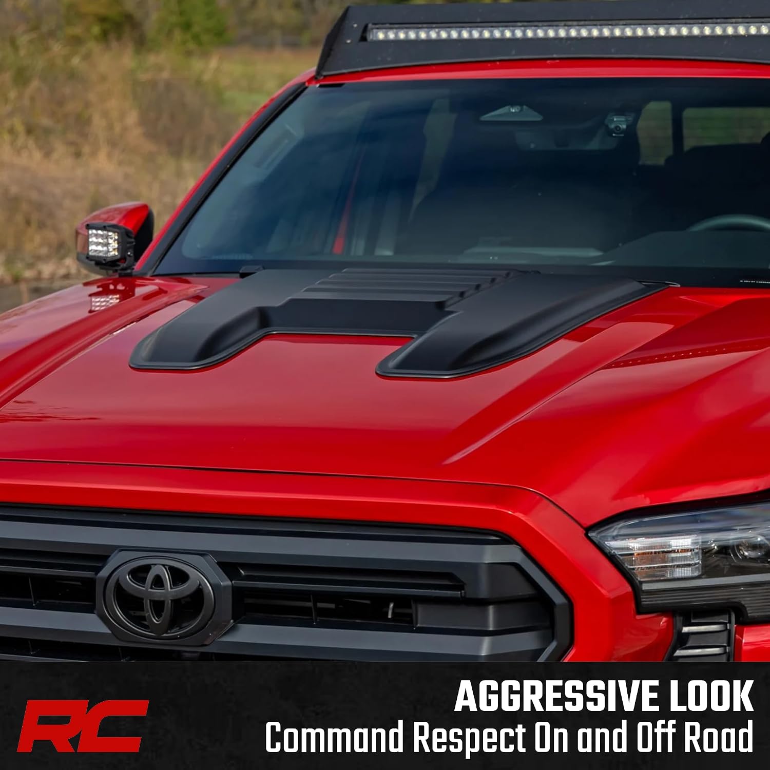 Rough Country Hood Scoop for 2024 Toyota Tacoma - HS80010