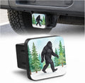 Hitch Cover Receiver Tube Hitch Plug Forest Sasquatch, Tool-Free Install Tow Hitch Covers, Universal Trailer Hitch Cap Protector for Trucks, 2 Inch Hitch Receiver Cover for Women Men