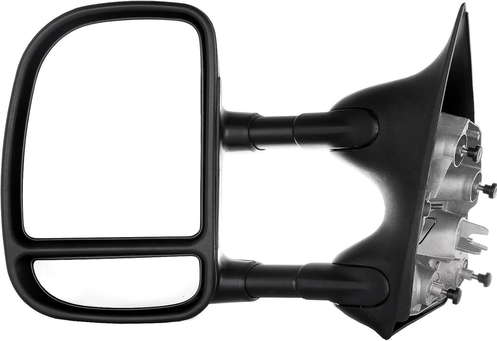 A Pair Towing Mirrors Fits 1999-2007 for Ford for F250 for F350 for F450 for F550 Super Duty Truck 2000-2005 for Ford Excursion, Manual Adjusted View Mirror